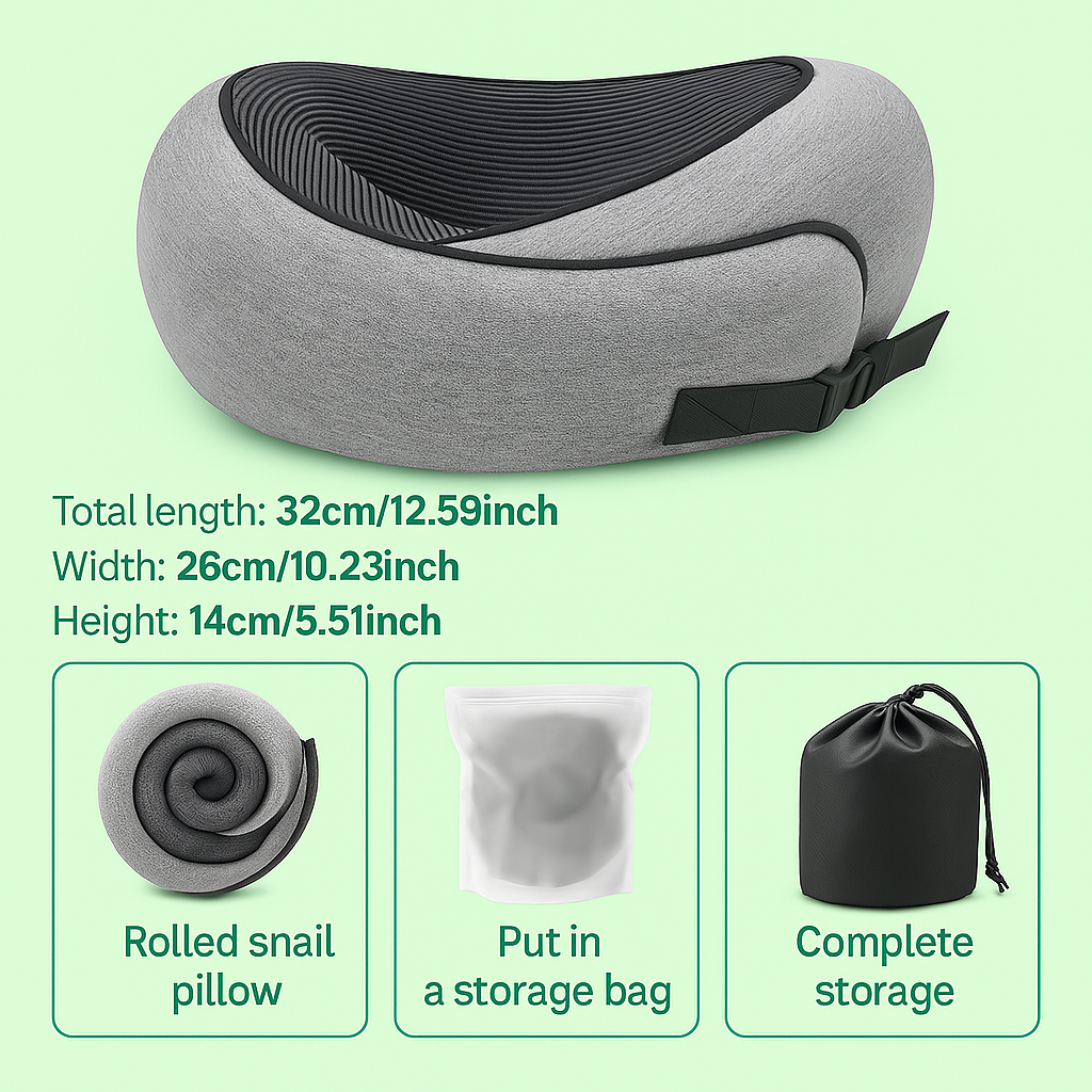 OrthoVård U-shaped Travel Neck Pillow