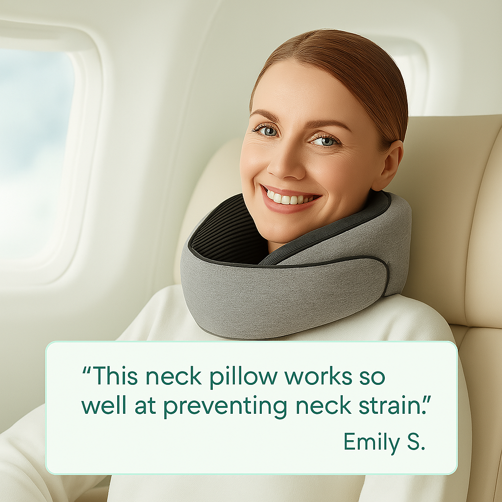 OrthoVård U-shaped Travel Neck Pillow